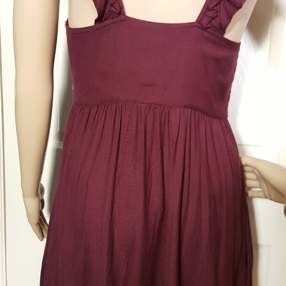 Kimchi Blue Ruffle Zipper Tank Dress With Pockets - Picture 4 of 7